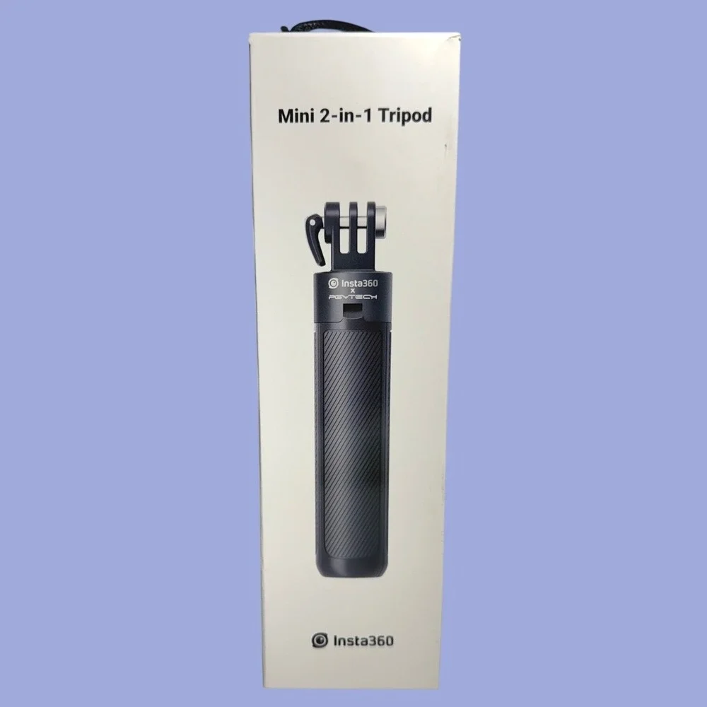 Insta360 Mini 2-in-1 Tripod Selfie Stick CINSAAVB Black for Action Cameras